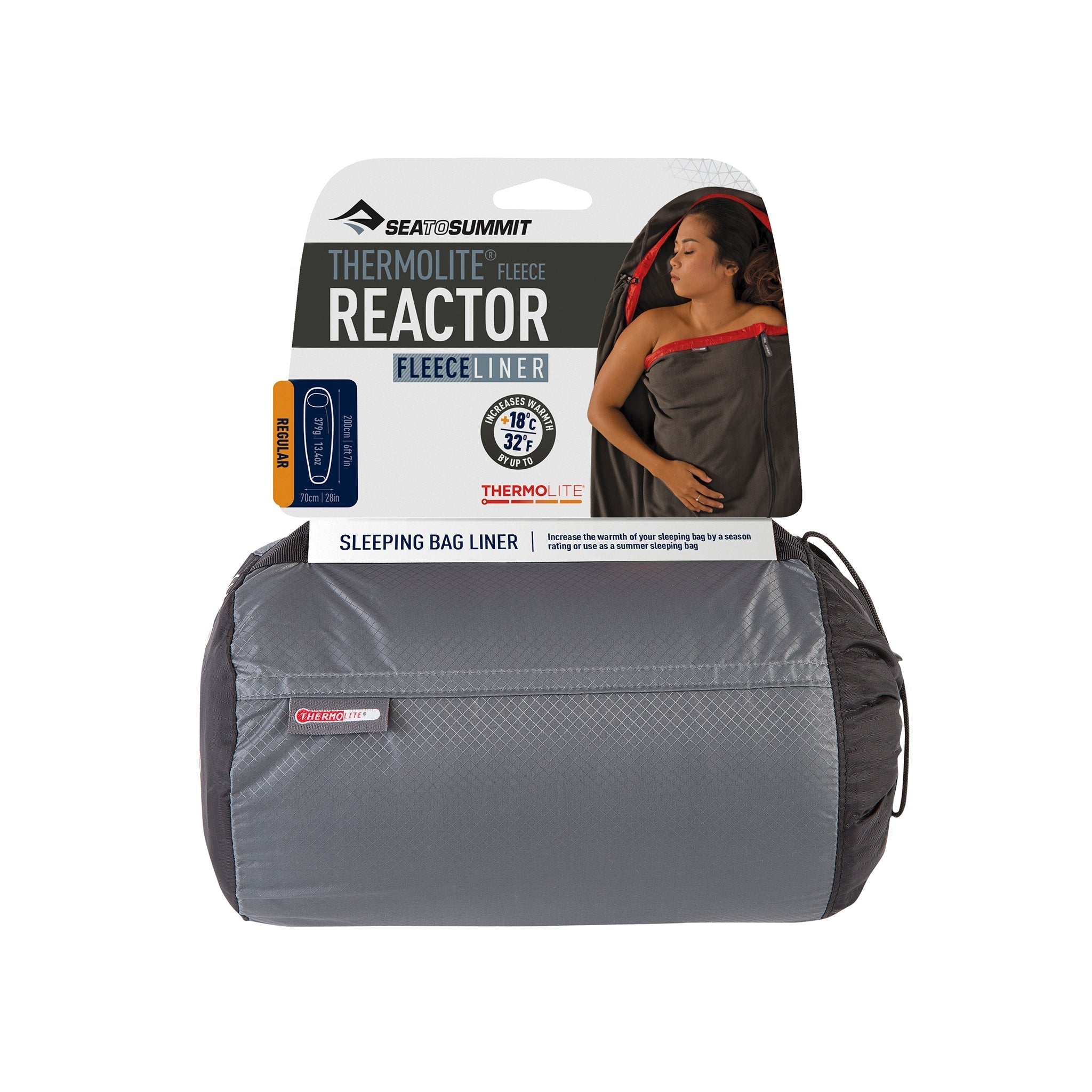Reactor Fleece Sleeping Bag Liner Adds 18 C Sea to Summit