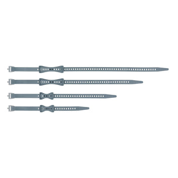 Stretch-Loc TPU Straps (Grey - 4 Pack)